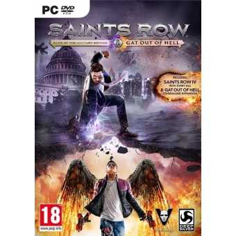 Saints Row IV century edition & Saints row Gat out of Hell first edition PC