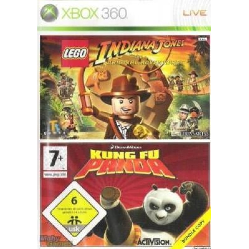 LEGO Indiana Jones & Kung fu panda Xbox 360